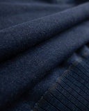 Pure Blue Japan Yarn Dyed Indigo Knit Hoodie