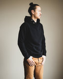 Pure Blue Japan Yarn Dyed Indigo Knit Hoodie - Indigo/Black