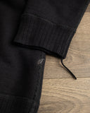 Pure Blue Japan Yarn Dyed Indigo Knit Hoodie - Indigo/Black