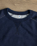 Pure Blue Japan Yarn Dyed Indigo Sweatshirt