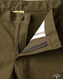 Railcar Fine Goods Duck Canvas Flight Trousers - Seaweed Green