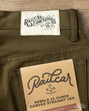 Railcar Fine Goods Rebels Duck Canvas Pants - Seaweed Green