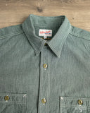 Rite Stuff Atlas Work Shirt - Sage Green Salt & Pepper