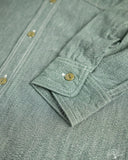 Rite Stuff Atlas Work Shirt - Sage Green Salt & Pepper