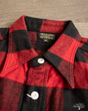 The Rite Stuff Icebreaker 11oz Buffalo Plaid Flannel Work Shirt - Red