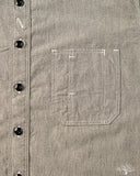Rite Stuff Railhead Engineer Selvedge Work Shirt Salt & Pepper - Iron Grey