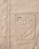 Rite Stuff Uncle Sam Brushed Chamois Flannel Work Shirt - Sand Grey
