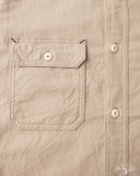 Rite Stuff Uncle Sam Brushed Chamois Flannel Work Shirt - Sand Grey