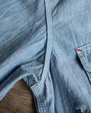 The Rite Stuff Uncle Sam Selvedge Chambray Work Shirt - Indigo