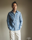 The Rite Stuff Uncle Sam Selvedge Chambray Work Shirt - Indigo