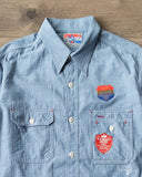 The Rite Stuff Uncle Sam Selvedge Chambray Work Shirt - Indigo
