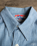 The Rite Stuff Uncle Sam Selvedge Chambray Work Shirt - Indigo