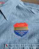 The Rite Stuff Uncle Sam Selvedge Chambray Work Shirt - Indigo