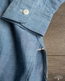 The Rite Stuff Uncle Sam Selvedge Chambray Work Shirt - Indigo