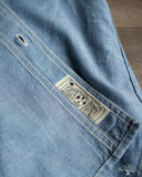 The Rite Stuff Uncle Sam Selvedge Chambray Work Shirt - Indigo