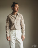 The Rite Stuff Uncle Sam Selvedge Chambray Work Shirt - Tan