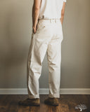 Seuvas - 10oz Canvas 2-Tuck Trousers (Long) - Natural