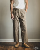 Seuvas - 10oz Canvas 2-Tuck Trousers (Regular) - Coffee