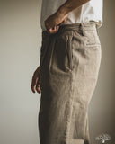 Seuvas - 10oz Canvas 2-Tuck Trousers (Regular) - Coffee