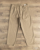 Seuvas - 10oz Canvas 2-Tuck Trousers (Regular) - Coffee