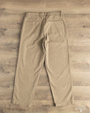 Seuvas - 10oz Canvas 2-Tuck Trousers (Regular) - Coffee