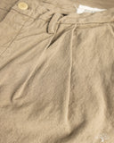 Seuvas - 10oz Canvas 2-Tuck Trousers (Regular) - Coffee