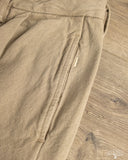 Seuvas - 10oz Canvas 2-Tuck Trousers (Regular) - Coffee