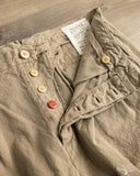 Seuvas - 10oz Canvas 2-Tuck Trousers (Regular) - Coffee