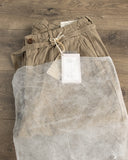 Seuvas 10oz Canvas Tapered 2-Tuck Pants (Regular) - Coffee