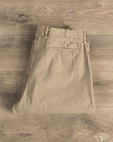 Seuvas 10oz Canvas Tapered 2-Tuck Pants (Regular) - Coffee
