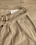 Seuvas 10oz Canvas Tapered 2-Tuck Pants (Regular) - Coffee