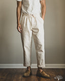 Seuvas - 10oz Canvas Tapered 2-Tuck Pants (Regular) - Natural