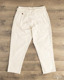 Seuvas - 10oz Canvas Tapered 2-Tuck Pants (Regular) - Natural