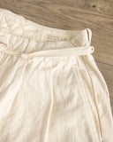 Seuvas - 10oz Canvas Tapered 2-Tuck Pants (Regular) - Natural