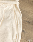 Seuvas - 10oz Canvas Tapered 2-Tuck Pants (Regular) - Natural