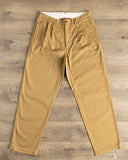 Seuvas - Chino 2-Tuck Trousers - Brown