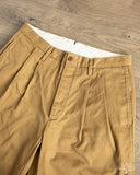 Seuvas - Chino 2-Tuck Trousers - Brown
