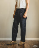Seuvas - Chino 2-Tuck Trousers - Navy