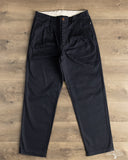 Seuvas - Chino 2-Tuck Trousers - Navy