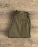 Seuvas - Chino 2-Tuck Trousers - Olive