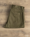 Seuvas - Chino 2-Tuck Trousers - Olive