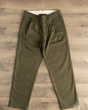 Seuvas - Chino 2-Tuck Trousers - Olive