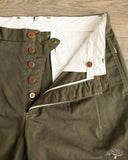 Seuvas - Chino 2-Tuck Trousers - Olive