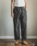 Seuvas Linen Cotton Relaxed Pants - Charcoal