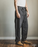 Seuvas Linen Cotton Relaxed Pants - Charcoal