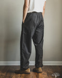 Seuvas Linen Cotton Relaxed Pants - Charcoal