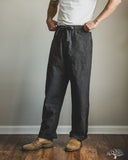 Seuvas Linen Cotton Relaxed Pants - Charcoal