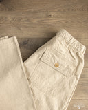 Seuvas Linen Cotton Relaxed Pants - Natural