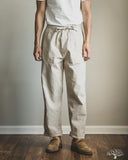 Seuvas Linen Cotton Relaxed Pants - Natural