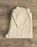 Seuvas Linen Cotton Relaxed Pants - Natural